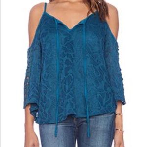 VaVa By Joy Han Keeley open shoulder top size M